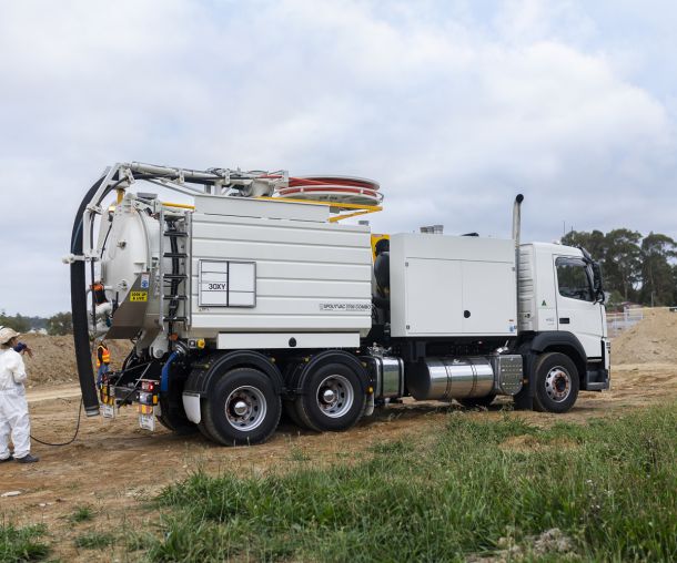 NDD truck in the field